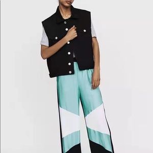 Maje multicolor wide leg pants